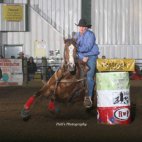 Futurity 1D Winners Troy Crumrine & Costly Crystal 15.654, 15.602